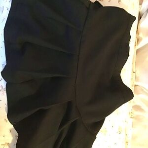 Cute anime girl black pleated skirt from h&m